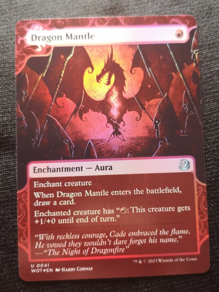 Dragon Mantle - Foil - Enchanting Tales - WOT - NM Unplayed - EN - 0041 - Image 1 of 1
