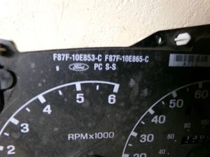 Instrument cluster, from 1998 Ford Explorer, may work w/1999 and 2000 Explorers - Picture 1 of 6
