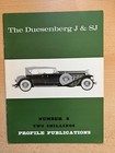 Profile Publications No. 6 The Duesenberg J & SJ Classic Cars Auto