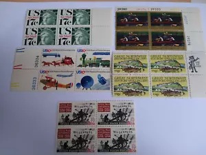 USA 5 francobolli in quartina anni vari MNH** - Foto 1 di 2