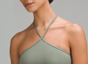 lululemon Align T-strap Tank Top Grey Eucalyptus Sz 4 NWT 💲6️⃣8️⃣ Retail - Picture 1 of 6