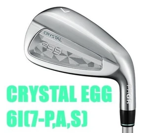 PRGR CRYSTAL egg 2025 Ladies Iron set 7-9,PAS / Genuine carbon Crystal L - Picture 1 of 7