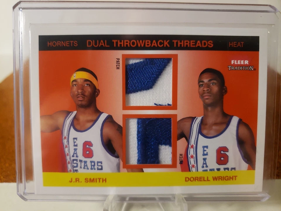 Camiseta deportiva Tradition 2004-05 Dual Throwback Threads JR Smith Dorell Wright RC Foto 1 de 2