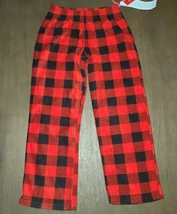 New Kids Wondershop Buffalo Plaid Fleece Pajama Pants Size M 8 - Picture 1 of 1