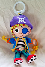 Lamaze Yo Ho Plush Pirate Hanging Baby Toy Rattle Crinkle Tomy Multi Colo