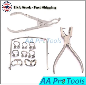 Starter Rubber Dam Kit of 11 Dental Surgical Instruments DN-2137 - Picture 1 of 3