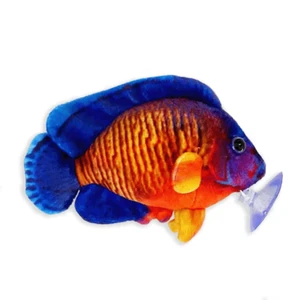 Stuffed Coral Beauty Fish Toy by GreenPleco w/ suction cup - Picture 1 of 1