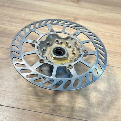 1993 93-95 Yamaha YZ250 YZ 250 / OEM FRONT WHEEL HUB WITH BRAKE ROTOR - Image 1 of 4