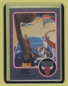 2002-03 Fleer Platinum Finish Eddy Curry Bulls #71/100
