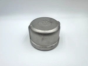 STAINLESS STEEL END CAP 1 1/4" NPT PIPE HEAVY DUTY EC-125 - Picture 1 of 3