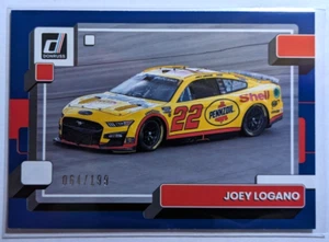 2023 DONRUSS RACING NAVY BLUE JOEY LOGANO 064/199 - Picture 1 of 2