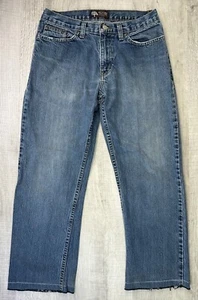 Great Northwest Clothing Company Jeans Blue Denim Cut Off 30X32 (Actual 29.5X24) - Picture 1 of 18