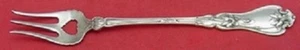 Violet by Whiting Sterling Silver Cocktail Fork Pierced w/ Leaf 5 3/4" - Picture 1 of 1