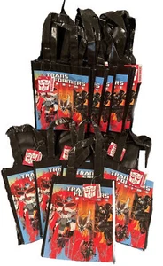 10 NEW TRANSFORMERS PRIME Hasbro Reusable Party Gift Lunch Tote Bag 10x 8x2.75 - Picture 1 of 4
