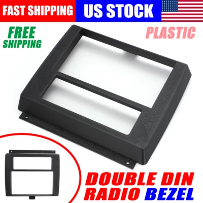 Plastic Double Din Radio Bezel Bracket For Chevrolet Chevy Caprice 1977-1983 US Foto 1 de 4