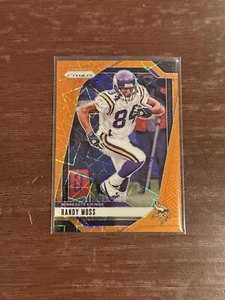 2024 Panini Prizm #192 Randy Moss Orange Lazer Prizm Minnesota Vikings - Picture 1 of 2