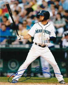 NICK FRANKLIN SEATTLE MARINERS ACTION SIGNED 8x10 - Picture 1 of 1
