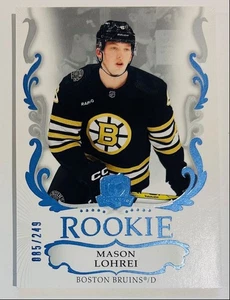 2023-24 UPPER DECK THE CUP MASON LOHREI ROOKIE 085/249 BOSTON BRUINS - Picture 1 of 2