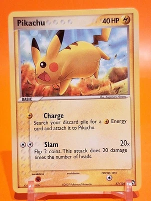 Pokemon Karte Pikachu 57/108 EX Power Keepers Rare 2007 - Bild 1 von 2