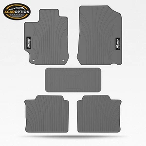 Fits 12-17 Toyota Camry Latex Floor Mats Carpets Liner Front Rear Gray 5PCS - Picture 1 of 2