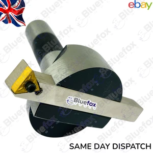 Large Head 2.5" Lathe Milling R8 Shank Fly Cutter with Indexable Flying Tool - Picture 1 of 3