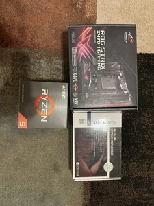 Am4 Itx Combo, Asus X470I, Ryzen 5 5600x, Trident Z 32gb 3600, Noctua L9a - Bild 1 von 6