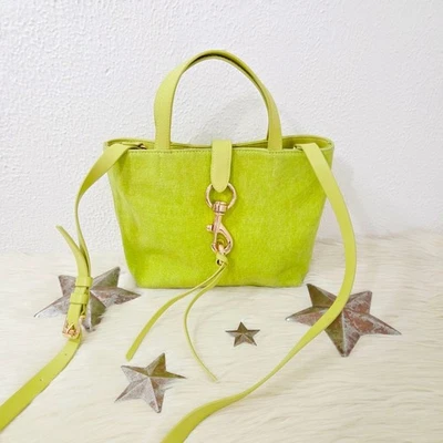 Mini Bolso Bandolera Rebecca Minkoff Megan Chartreuse Verde Lima Foto 1 de 4