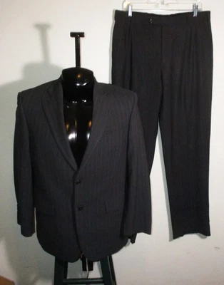 BROOKS BROTHERS Gray Wool 2 Pc Suit Men's Size 40 Short, 34X32 - Image 1 of 4