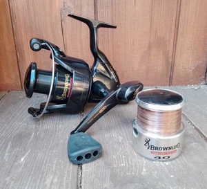 Browning Manta MN540 Rear Drag Fishing Reel + Spool Carp Tench Barbel Superb! - Picture 1 of 22