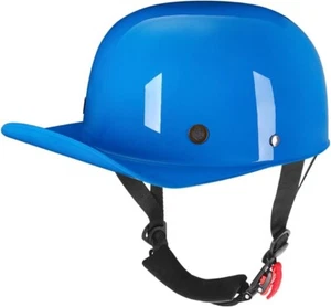 Motorcycle Helmet Retro Baseball Cap Half Helmet Open Face Scooter DOT Size M - Picture 1 of 6