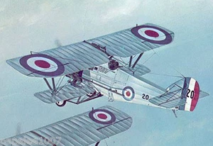 Model Airplane Plans (FF): Whitworth Siskin 1/12 Scale 33" for .049 Engine - Picture 1 of 4