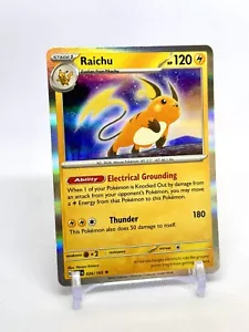 Pokemon TCG 151 Raichu 026/165 151 Holo Rare NM/M- US SELLER πΊπΈ - Picture 1 of 2