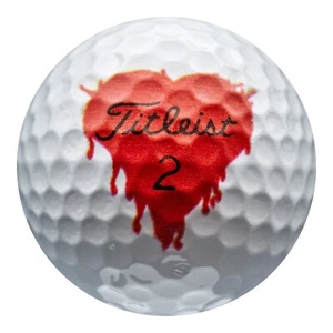 Titleist ProV1 | Bleeding Heart | Refinished Golf Balls 12 pack - Picture 1 of 6