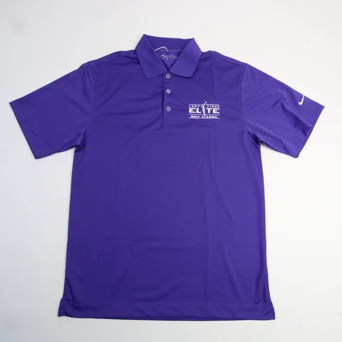 LSU Tigers Nike Golf Dri-Fit Polo Men's Purple New Cover