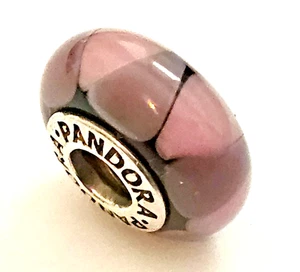 Genuine Pandora Murano Glass Bead "Captivating Purple" No 790635 Retired - Picture 1 of 4