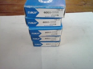 SKF 5 x Kugellager 6005-2RS1/QE6 Neu - Bild 1 von 1
