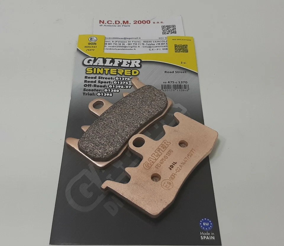 Sintered Front Brake Pads Triumph Tiger Explorer XRX 1200 16-17 Foto 1 de 1