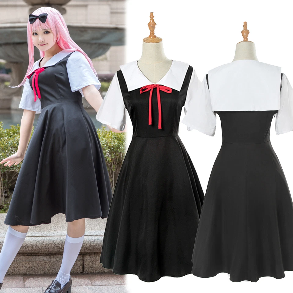 Kaguyasama Love is War Chika Fujiwara Shinomiya Kaguya Cosplay Dress Suit - Image 1 of 4