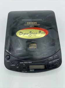 Rare Vintage 1993 Denon Compact Disc Player DCP-7D Portable CD. Works! - Picture 1 of 3