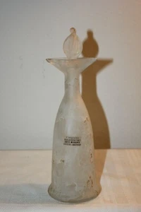 VTG Creazioni Silvestri Arte Murano Decanter ~ Vase ~ Bottle ~ 25 CL - Picture 1 of 9