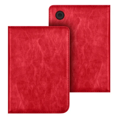 For Kobo Clara Colour/BW/2E Leather Smart Case Stand Flip Cover With Hand Strap - Image 1 of 4