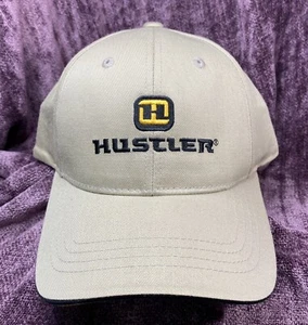 Cappellino da baseball Hustler tosaerba H logo marrone chiaro McKinney EST 1961 sul retro - Foto 1 di 10