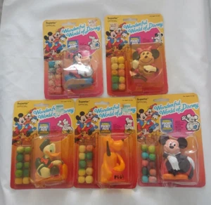 Maravilloso Mundo de Disney Goofy, Mickey, Donald, Pluto Minnie Gum Ball Dispensador - Imagen 1 de 7