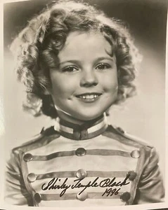 SHIRLEY TEMPLE (BLACK) SIGNED / AUTOGRAPHED PHOTO -  THE BEST ON EBAY! - Picture 1 of 1