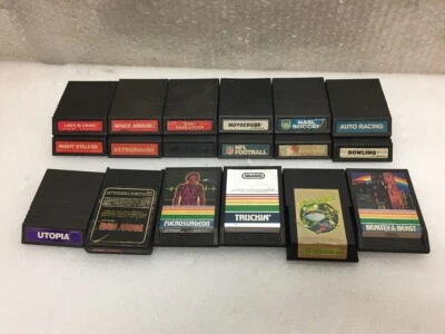 VTG Mattel Intellivision Games LOT NFL Football &  MORE { UNTESTED } AS IS - Image 1 of 4
