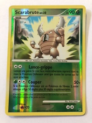 Tarjeta de Pokémon - JCC - Escarabajo (Reverso) - 75/147 - Francés - Ocasionado - Imagen 1 de 2