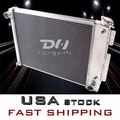 Radiador de 3 filas apto 1967-1969 1968 Pontiac Firebird Chevy Camaro V8 AT/MT #337 Foto 1 de 4