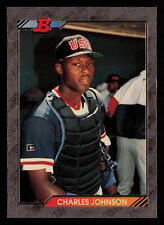 1992 Bowman Foil RC Charles Johnson #661 Baseball Card