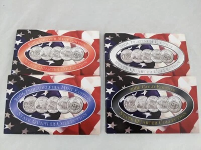 2006 State Quarter Set Collection Gold, Platinum, Philadelphia , & Denver - Image 1 of 4