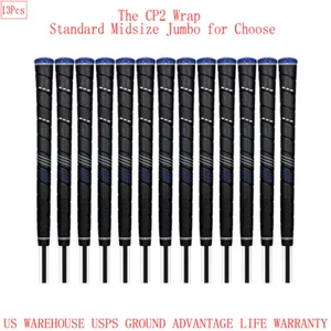 13x CP2 Wrap Grip Golf Club Grip Golf Grip Tacky Feel Standard Midsize Jumbo - Picture 1 of 12